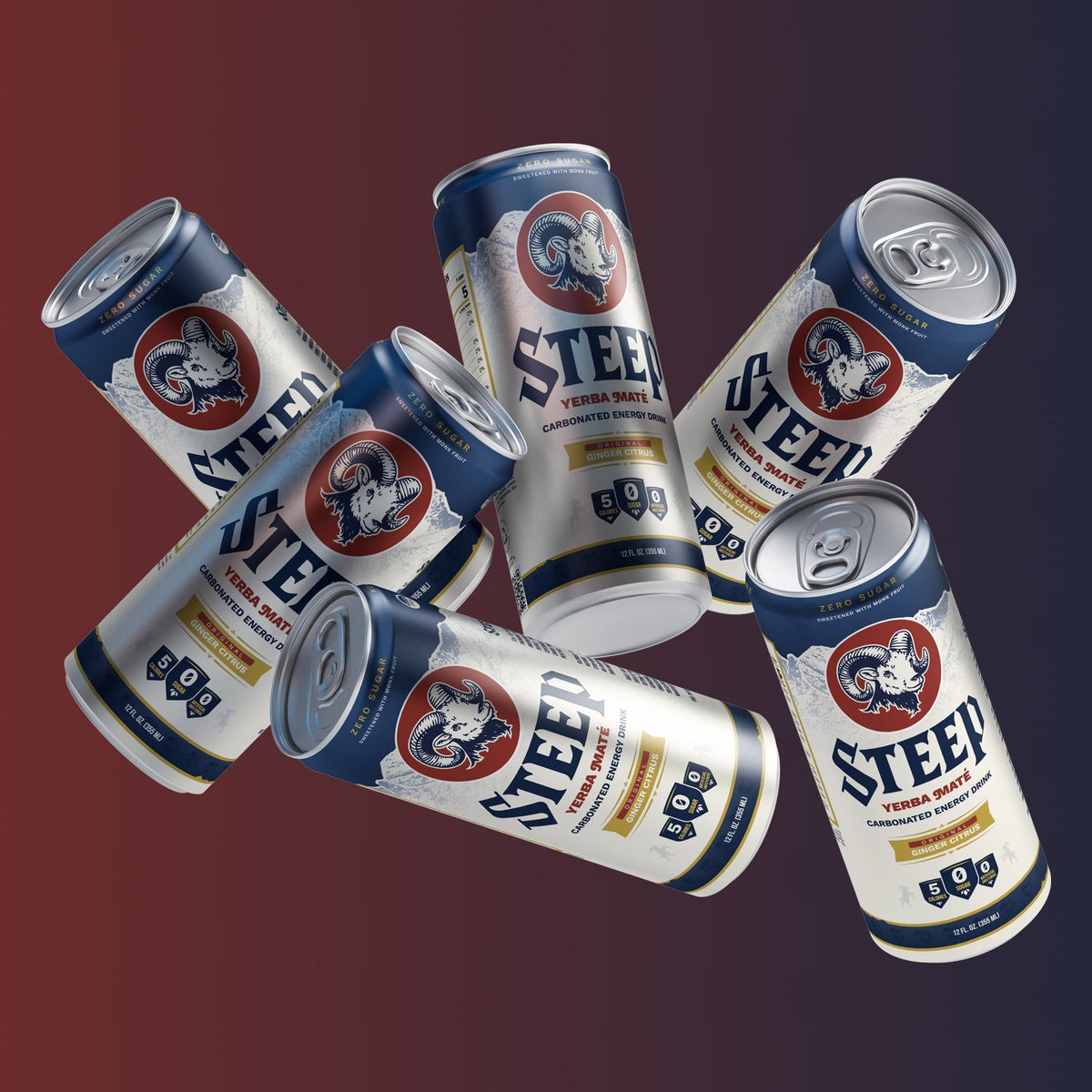Carbonated Yerba Maté 12oz Drinks