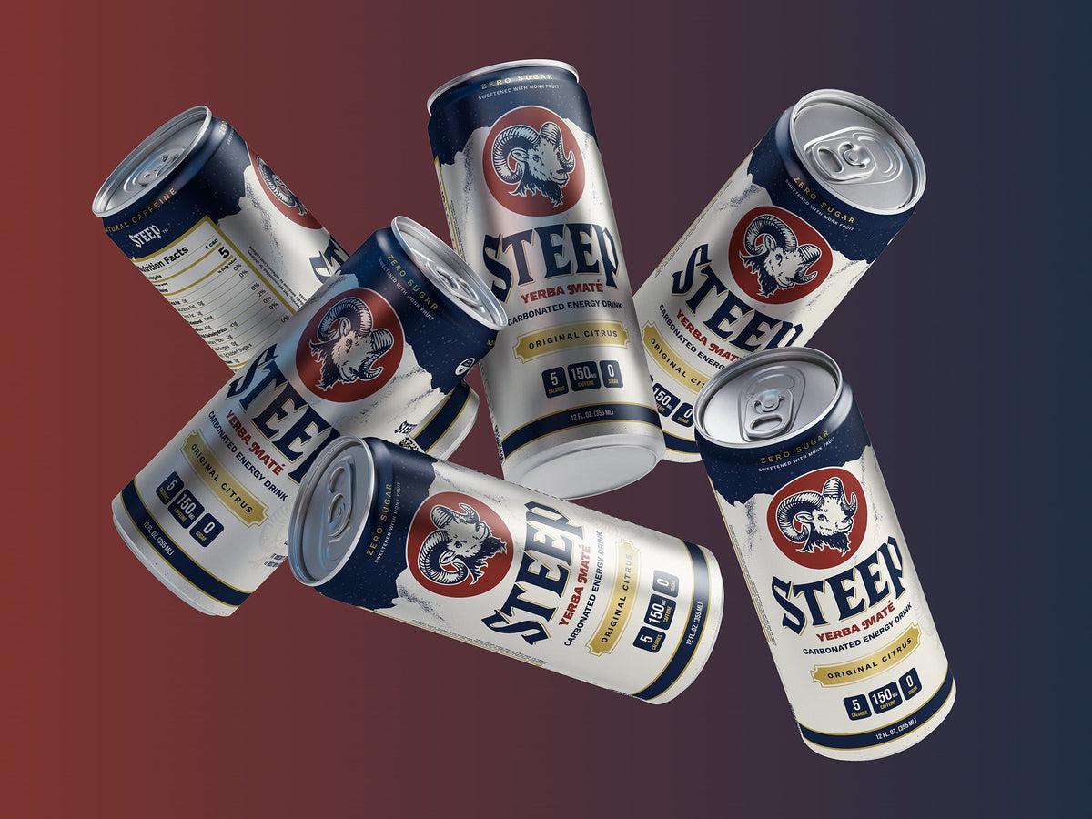 Carbonated Yerba Maté 12oz Drinks