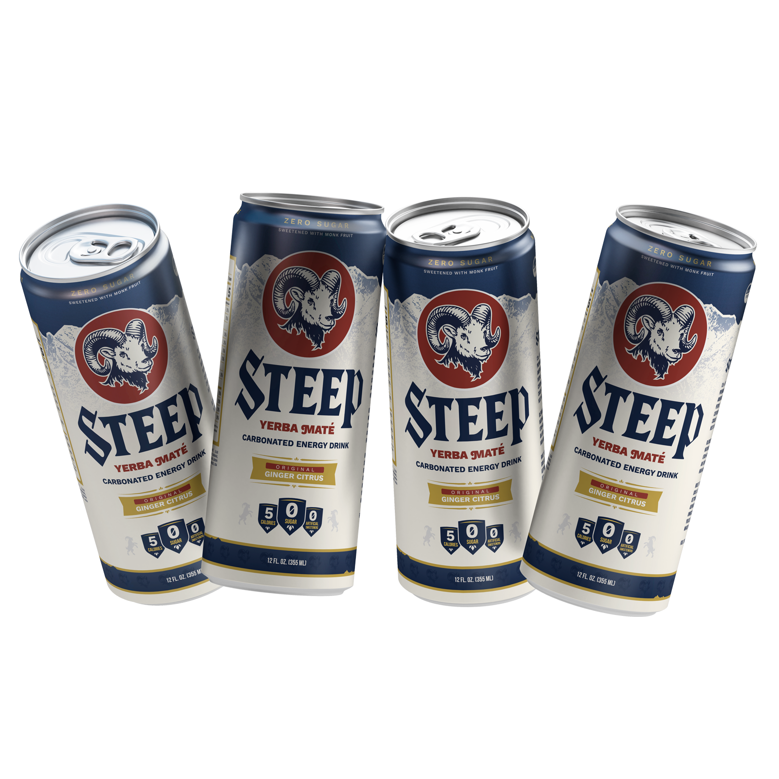 Steep Original Ginger Citrus 12oz - 12 Pack